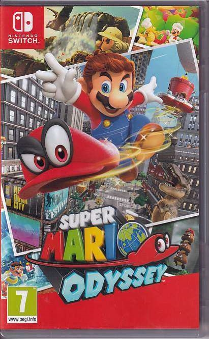 Super Mario Odyssey - Nintendo Switch spil (A Grade) (Used) (Eng)